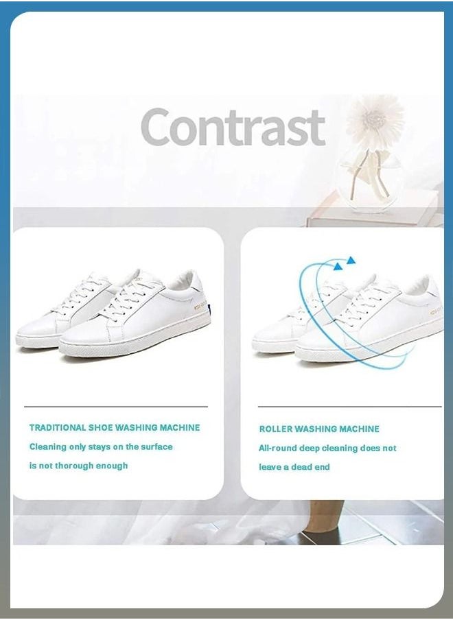 Toshionics - Portable Electrical Small Household Shoe Washing Machine Sanitizer 360° Cleaning 10 Minutes Fast Wash with Safe Material Artifact Brush - Image 1