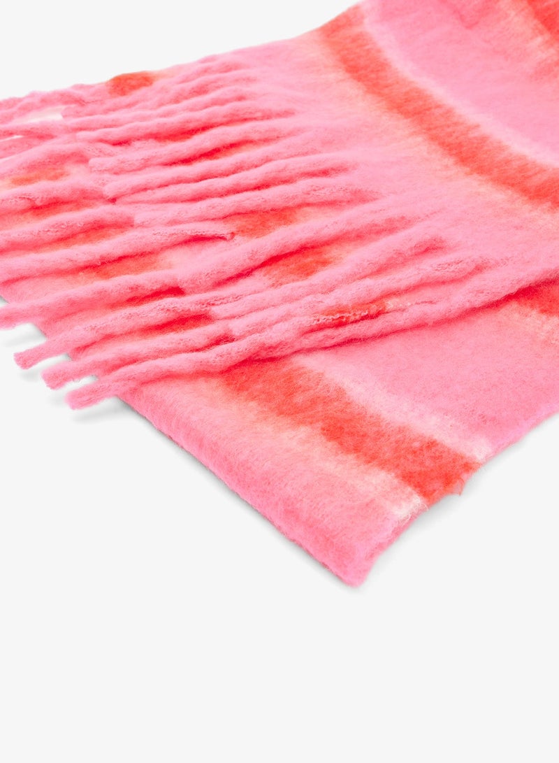 Ginger Soft Fluffy Tassel Scarf - Image 3