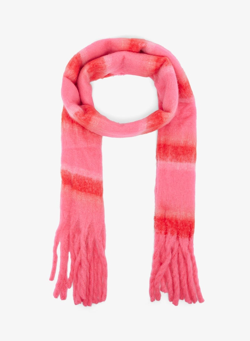 Ginger Soft Fluffy Tassel Scarf - Image 2