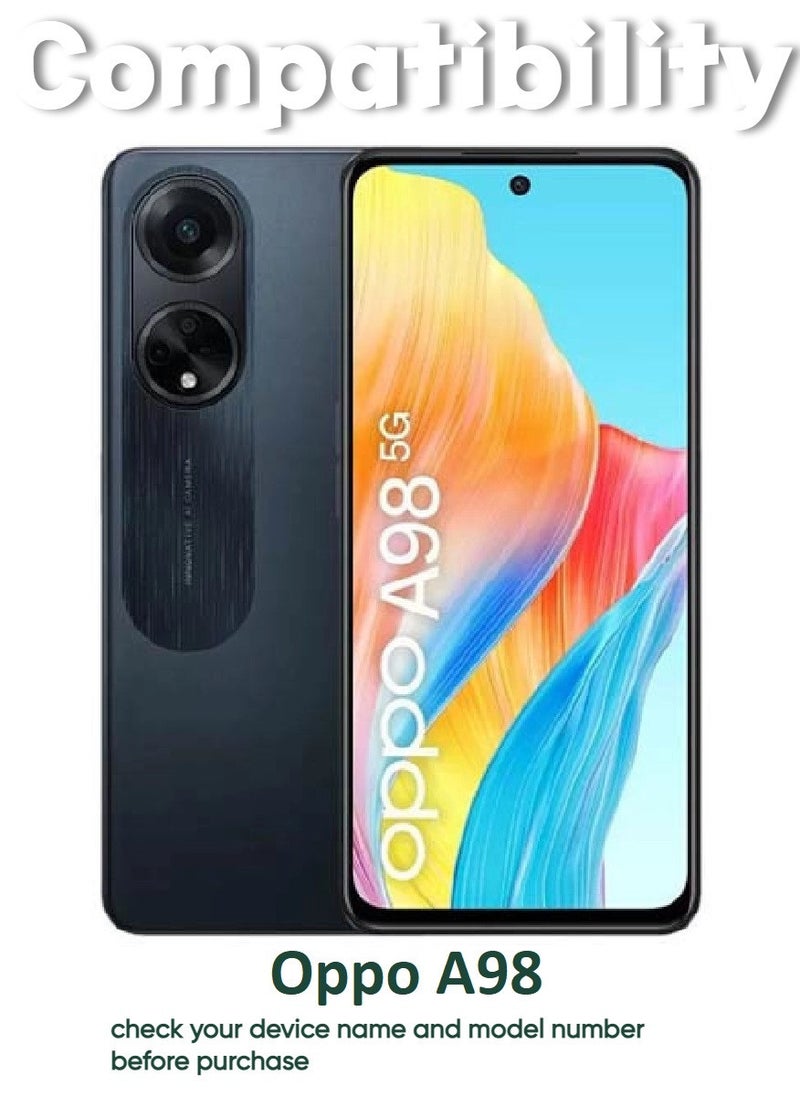 ACLIX 4 Pieces Antistatic ESD Dustproof Premium Quality High Definition Tempered Glass Screen Protector Designed For Oppo A98 - Image 3