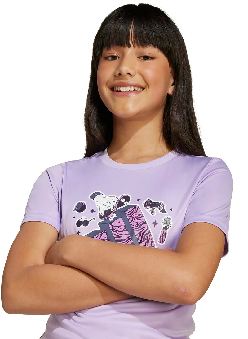Adidas Youth Climacool Animal Graphic T-Shirt