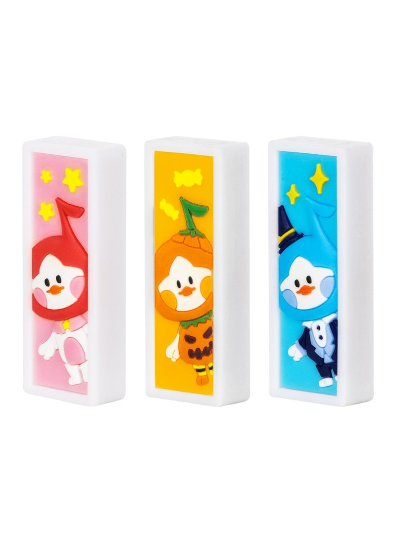 Deli 30-Piece Little Singer Pencil Eraser Assorted Designs  - Image 2