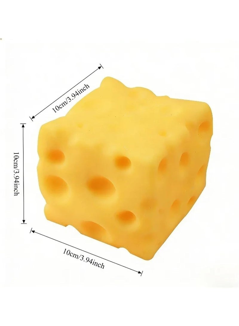 ATRJSZ Extra Large Size Cheese Slow Rebound Shapeable Venting Ball Realistic Squeeze For Adult Stress Relief - Image 5