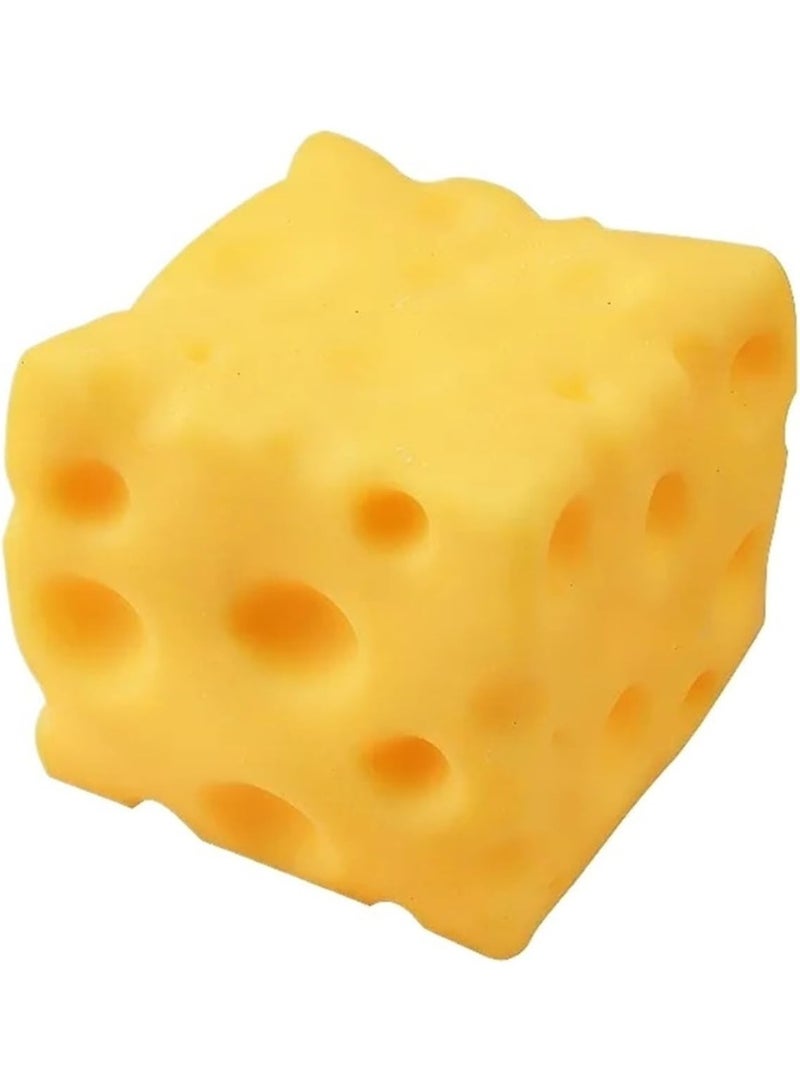 ATRJSZ Extra Large Size Cheese Slow Rebound Shapeable Venting Ball Realistic Squeeze For Adult Stress Relief - Image 1