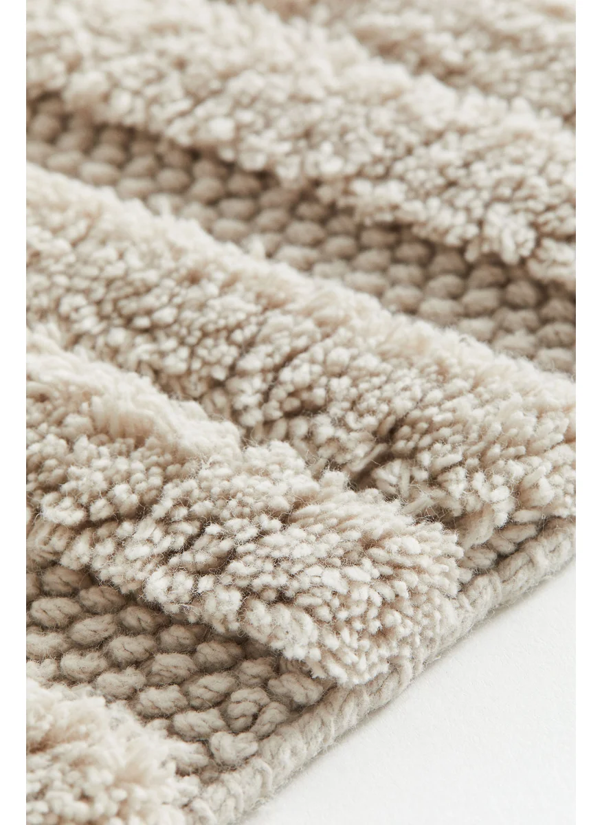 H&M Fringed Cotton Bath Mat