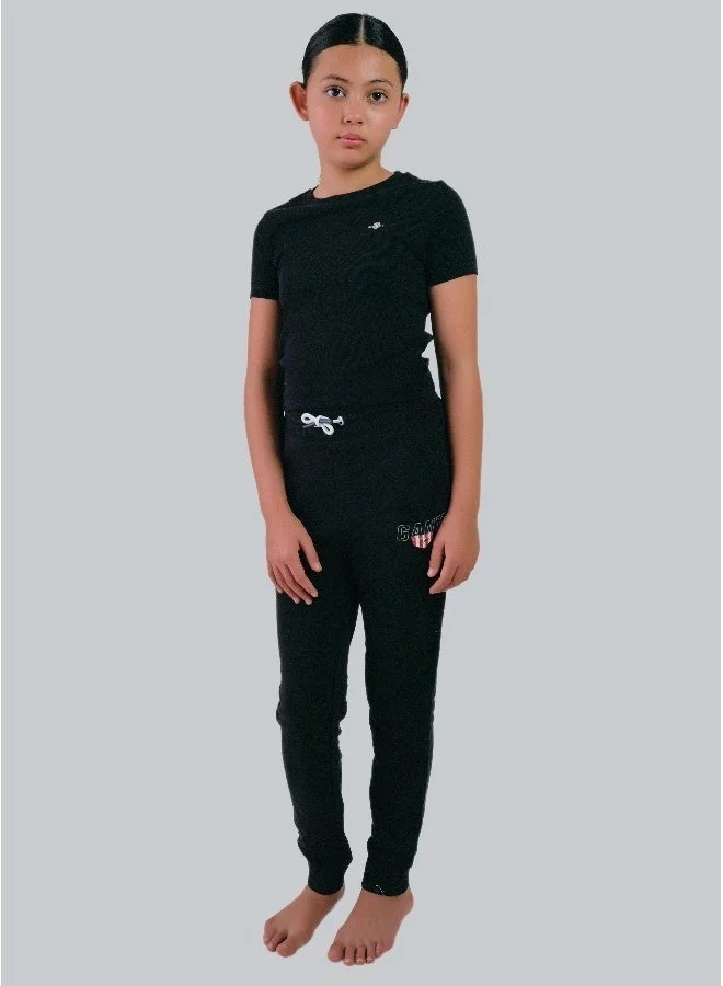 GANT Teen Girls Shield Ribbed T-Shirt