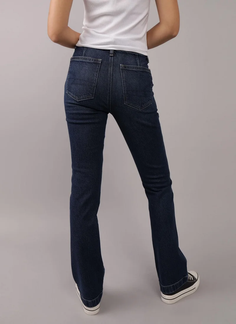 امريكان ايجل Stretch Classic Bootcut High Waist Jeans