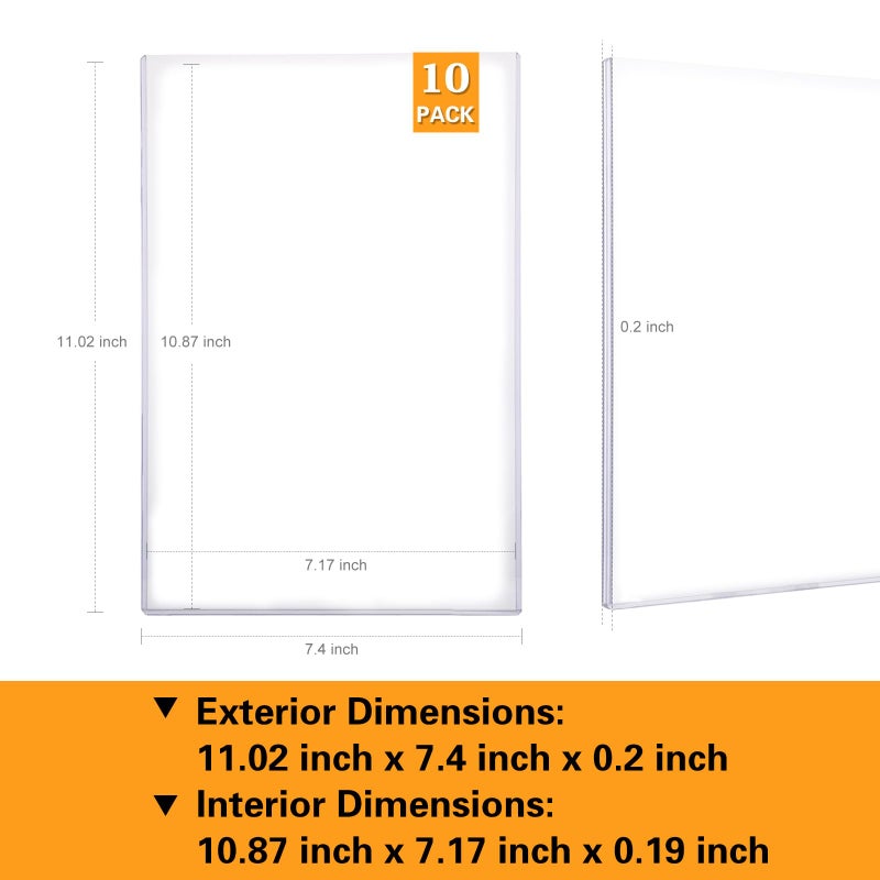 Prilino 10ct Current Comic Book Toploaders - Modern Comic Book Top loaders, Crystal Clear Regular Comic Book Topload, Premium PVC Comic Book Holder, Crystal Clear Protection for Display, Storage, Collection - Image 2