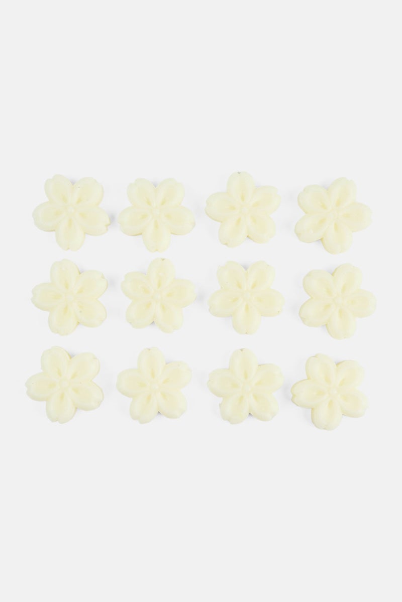 Muy Mucho 4 Piece Scented Wax Burner Candles, White  - Image 2