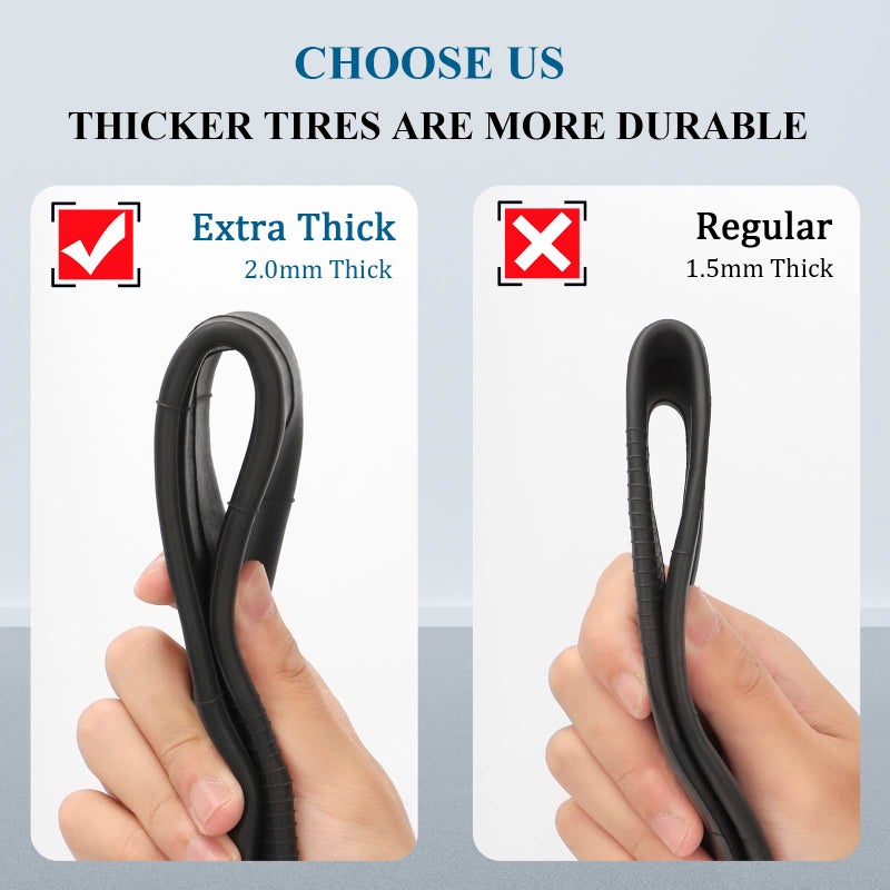 Amitor (2-Pack) 8.5 Inches Scooter Inner Tube,8 1/2 x 2 Inflated Inner Tubes Pressure-Resistant for Gotrax GXL V2 Hiboy S2 Pro Xiaomi M365 Pro - Image 5