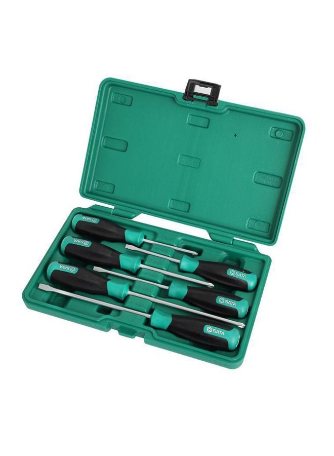SATA ST09309SJ 6-Piece Dual Material Soft Grip Combination Screwdriver Set - Image 1