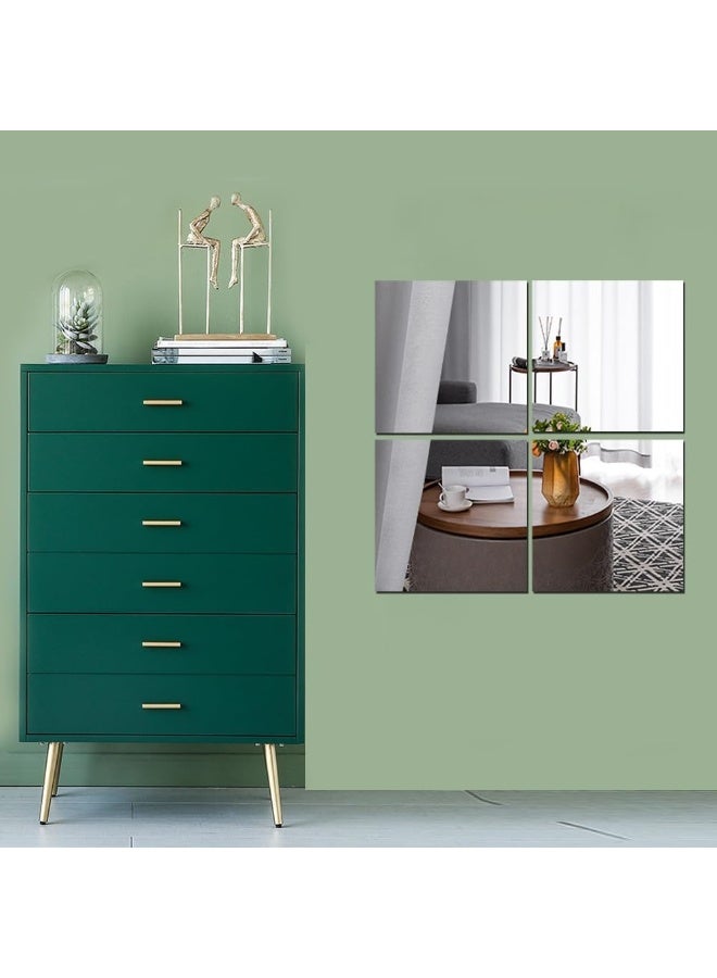 Unbreakable Mirror Tiles Self Adhesive,4 PCS 20x30 Toddler Mirror For Classroom Decor, Peel And Stick On Small Mirrors For Wall Decor, Shatterproof Plastic Mirrors Stickers for Kids Decorative - Image 5