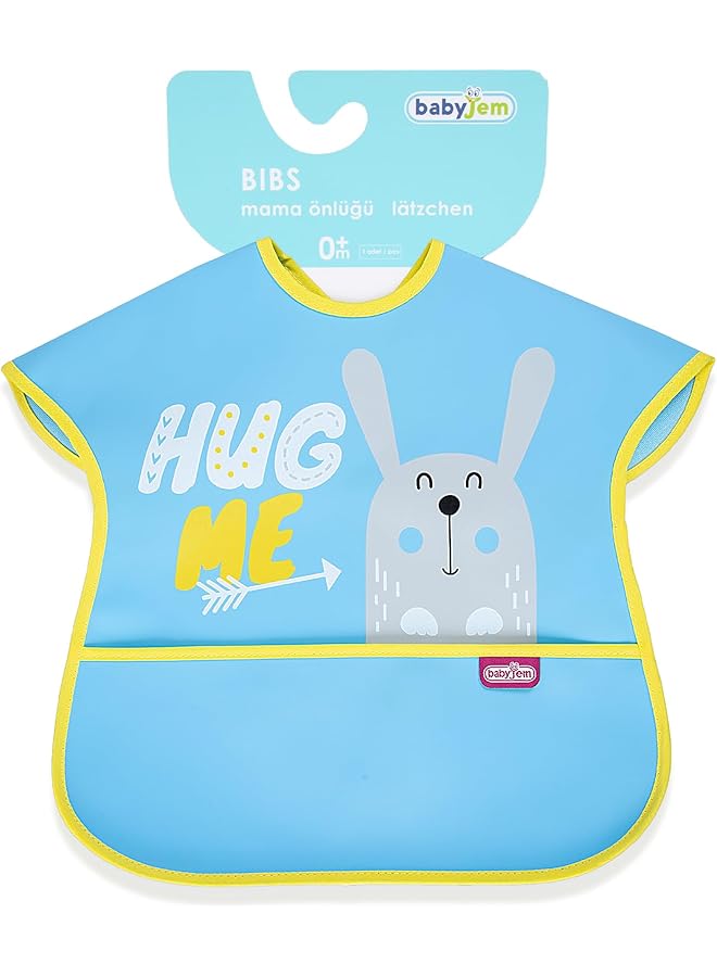 BabyJem Poly Bib Large/Blue 029 - Image 5