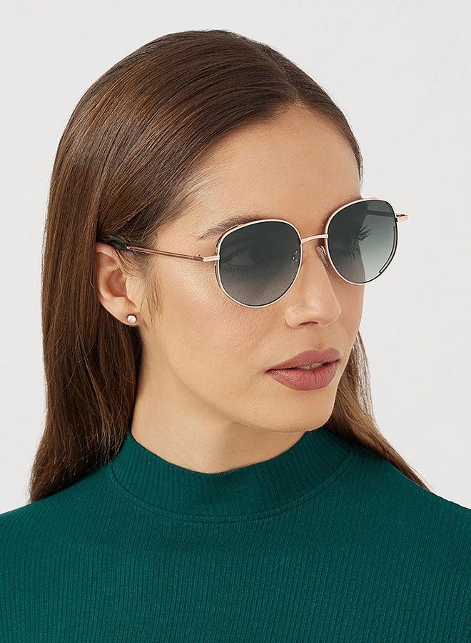 بلاك أوت "بلاك آوت أوليفين نظارات شمسية هندسية للنساء مع حماية ٤٠٠ يو في (ذهبي وردي، أخضر)" - Image 4