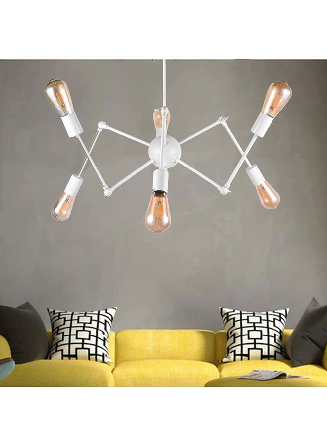 El Rawda Lighting Spider Ceiling Lamp | modern decorative LED E27 pendant light ceiling lamp hanging | suitable for any room | Color: White | Size: 60x70 cm