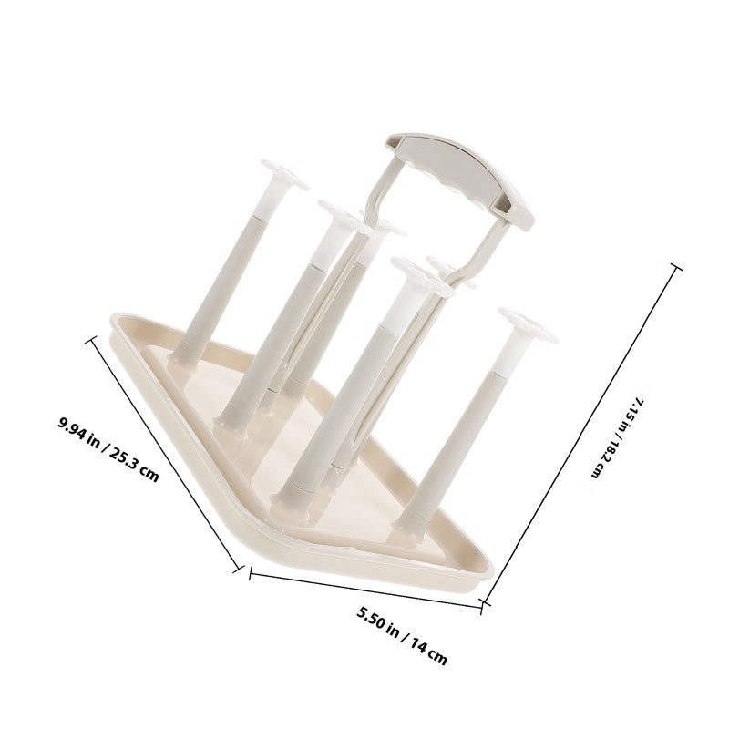 Bottle Drying Stand, Practical Storage Rack for Teats and Cups, Easy to Clean and Maintain - Image 2