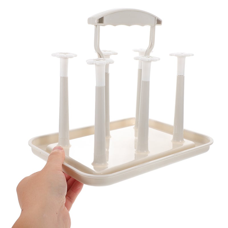 Bottle Drying Stand, Practical Storage Rack for Teats and Cups, Easy to Clean and Maintain - Image 3