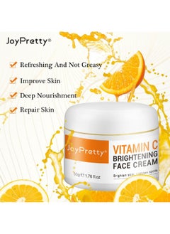 JoyPretty Vitamin C Brightening Face Cream, Whitening & Anti-Aging Lotion for Moisturizing Face & Body for Women 50g  - Image 2