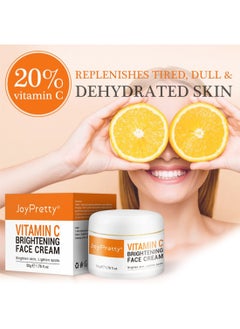 JoyPretty Vitamin C Brightening Face Cream, Whitening & Anti-Aging Lotion for Moisturizing Face & Body for Women 50g  - Image 3