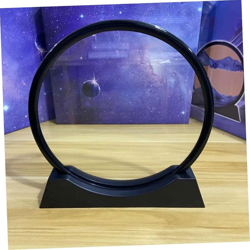 Black DIY Landscape Quicksand Art Frame Moving Sand Picture Home Decor 20x17x4cm - Image 4