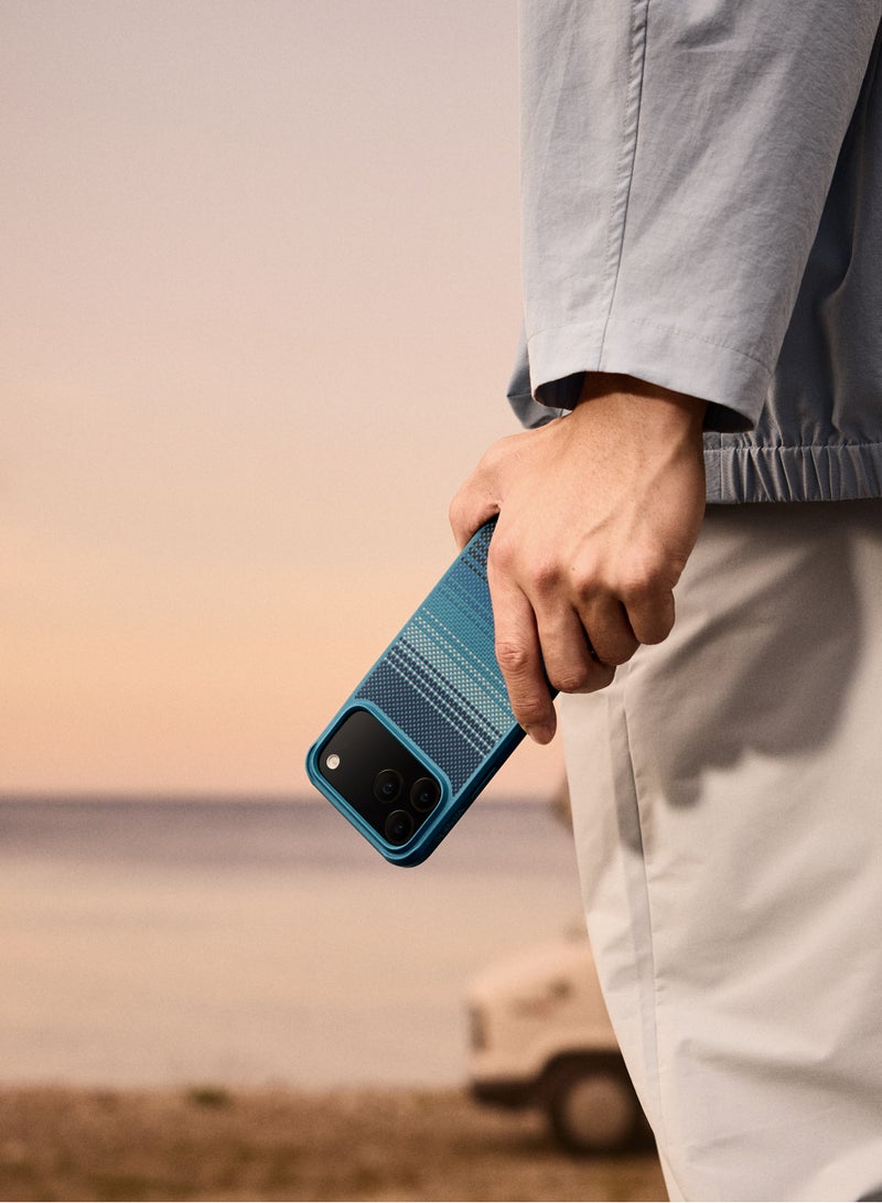 بيتاكا حافظة Aramid ProGuard لـ iPhone 17 Pro Max / متوافقة مع MagSafe / حافظة حماية بمعيار عسكري / مقاومة للخدوش / مزيج من ألياف الأراميد 600D وTPU / غطاء خلفي / وسادة زوايا مقوسة - قمر الصباح - Image 5