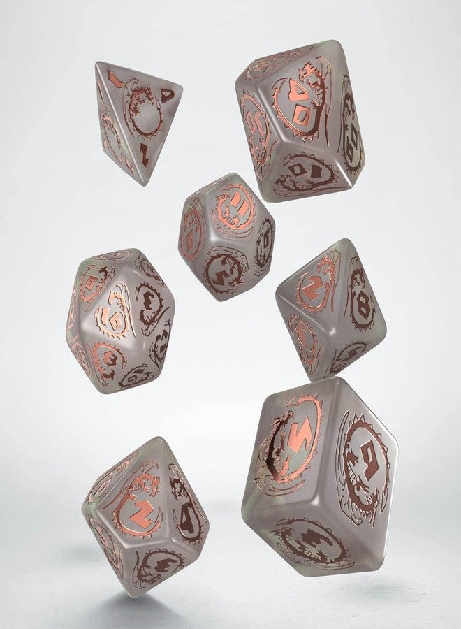 Q WORKSHOP Q-Workshop Dragons Dice Set: Quartz - Image 2