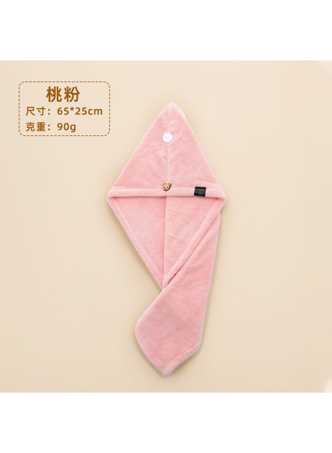 Dry Hair Cap Class A Thick Double Absorbent Dry Hair Towel Shower Cap Female Coral Fleece Towel Can Add Logo