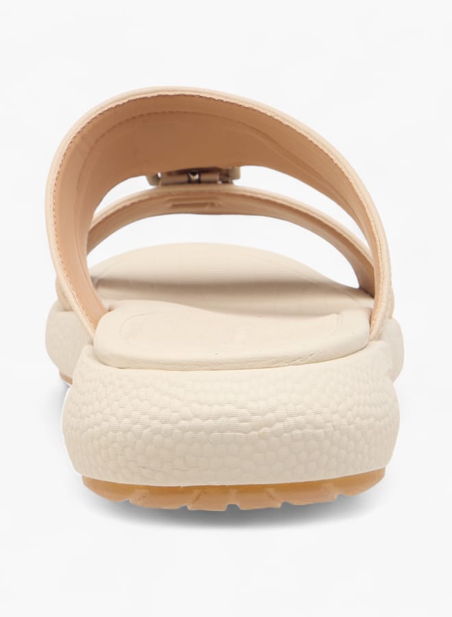 لو كونفورت صنادل رجالية بنعل سهل الارتداء وزخرفة بإبزيم - Image 4