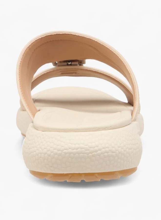 Le Confort Men Buckle Accent Slip-On Arabic Sandals