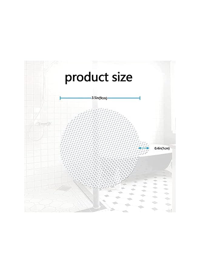 The Bros مصيدة شعر تصريف حوض الاستحمام 25 قطعة، مصيدة شعر تصريف الدش، ملصقات شبكية مصيدة شعر تصريف الدش القابلة للتخلص، سهلة التركيب مناسبة للحمام، حوض الاستحمام، المطبخ (3.5" دائري عادي) - Image 5