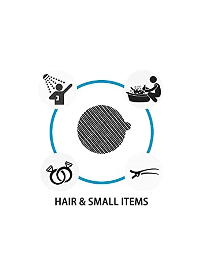 The Bros مصيدة شعر تصريف حوض الاستحمام 25 قطعة، مصيدة شعر تصريف الدش، ملصقات شبكية مصيدة شعر تصريف الدش القابلة للتخلص، سهلة التركيب مناسبة للحمام، حوض الاستحمام، المطبخ (3.5" دائري عادي) - Image 4