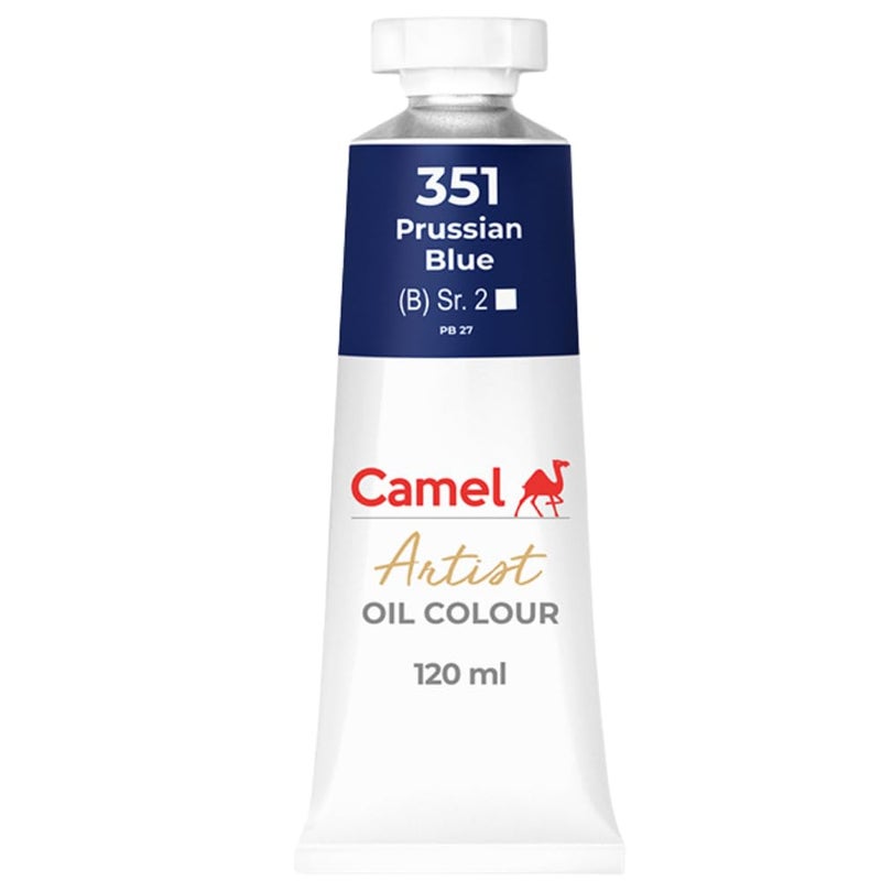 Camlin Kokuyo Artist Oil Colour 120 ml Series 2 Prussain Blue - Image 1