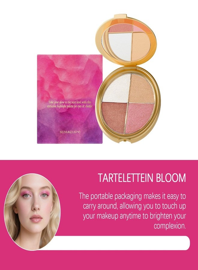 SKROSS Eye & Cheek Palette- Eyeshadow and Highlighter Makeup, Eyeshadow & Highlighter Duo with Radiant Color Palette, Seamless Blendability for All-Day, Day-to-Night Wear - Image 4