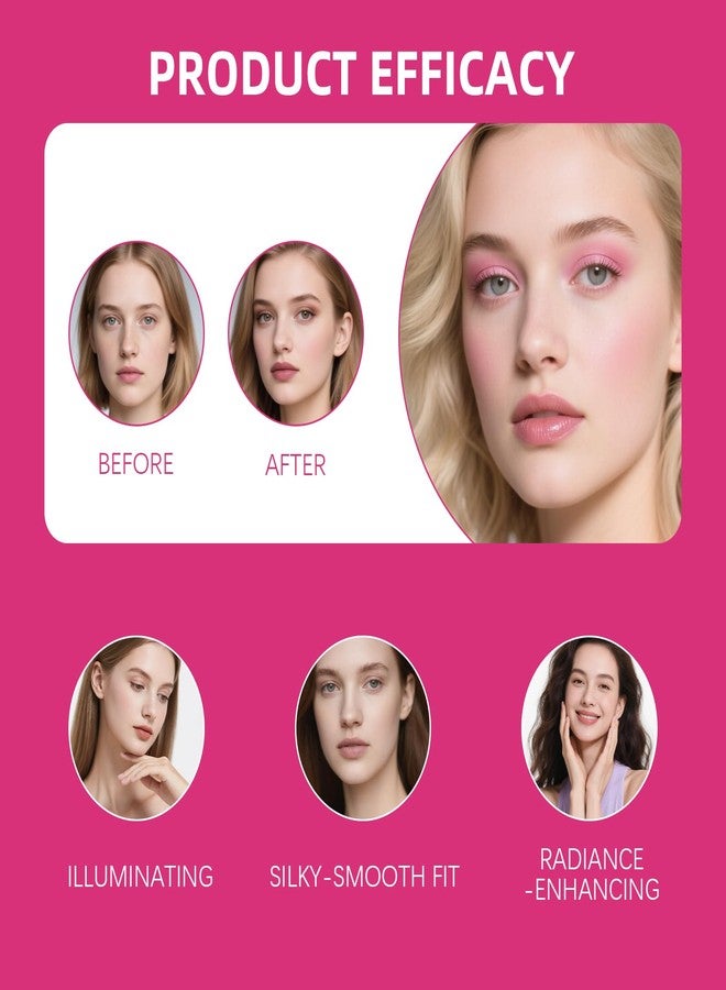 SKROSS Eye & Cheek Palette- Eyeshadow and Highlighter Makeup, Eyeshadow & Highlighter Duo with Radiant Color Palette, Seamless Blendability for All-Day, Day-to-Night Wear - Image 5
