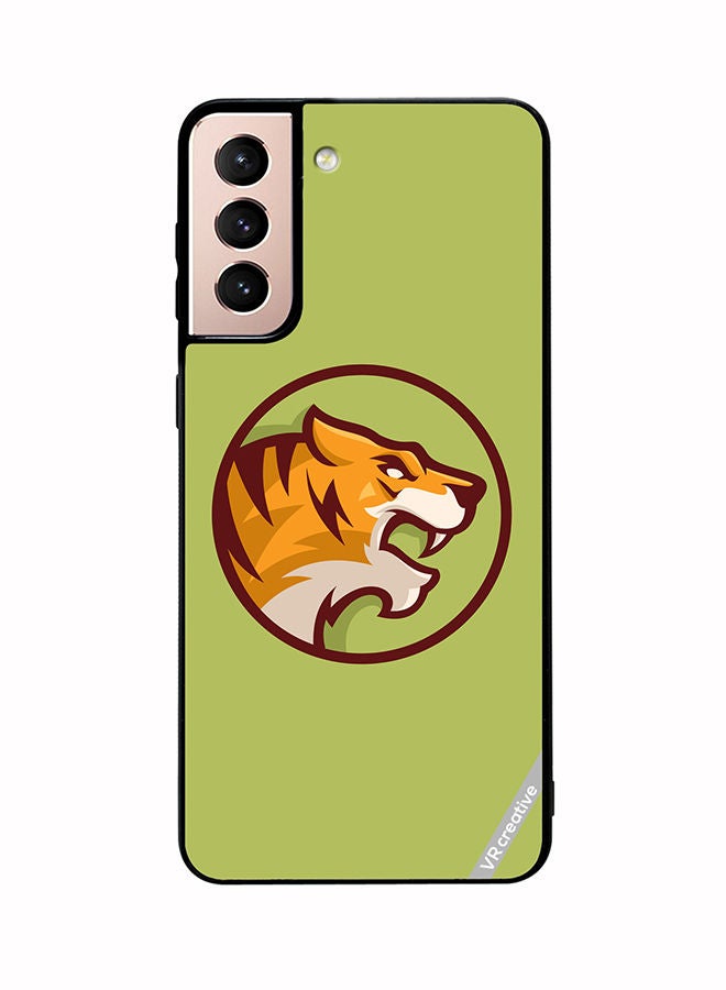 VR CREATIVE Protective Case Cover For Samsung Galaxy S21 5G Tiger Design Multicolour - Image 1
