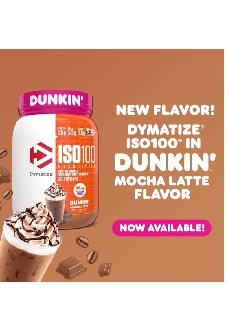 ديماتيز بروتين ايزو100 مصل الحليب المعزول 20 حصة دانكن موكا لاتيه - Image 2