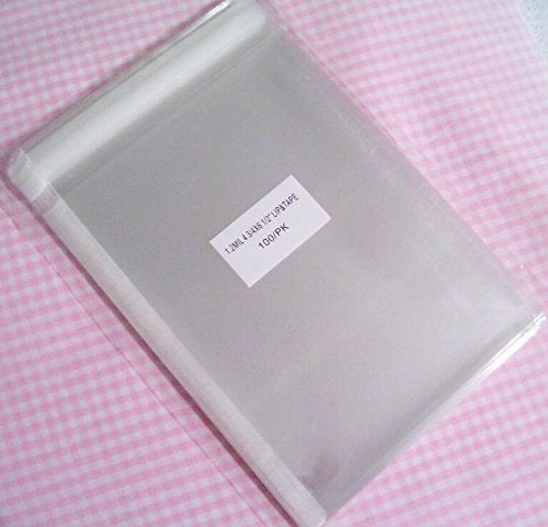 Ericotry 100 Pcs 4 3/4in. x 6 1/2in. Clear Resealable Cello Bags - Perfect for Bakery, Candy, Chocolate, Candle, Cookie, Jelly Packaging - Party Favors, Arts & Crafts - Image 3
