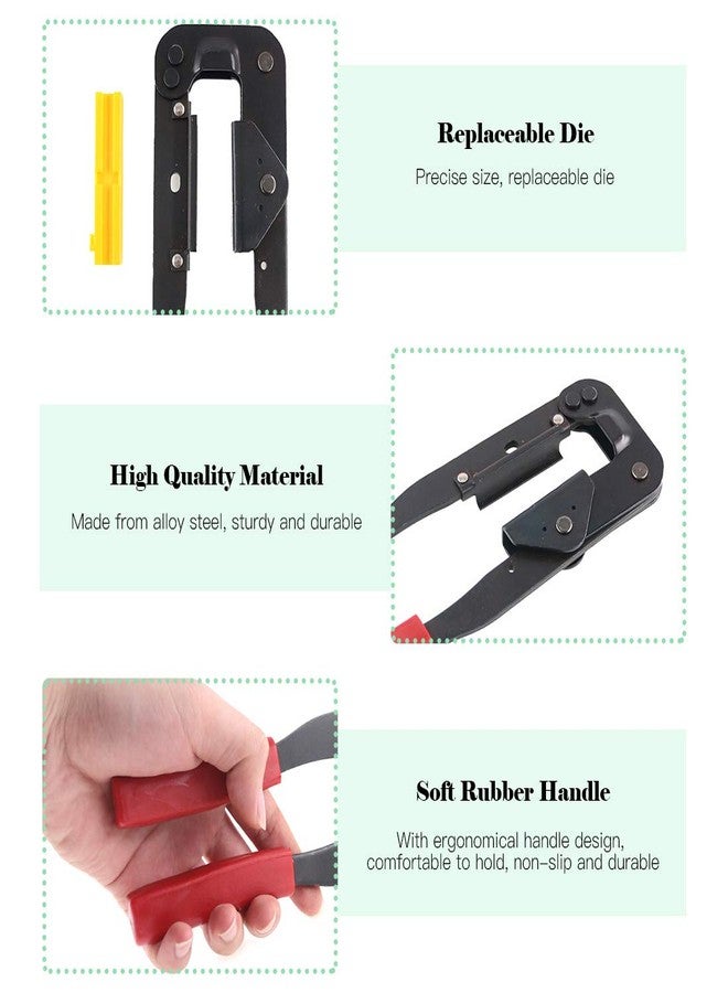 كياديك موصل كابل IDC أنثى FC-10 16 20 26 دبوسًا من Keadic بمسافة 2.54 مم مع أداة ضغط IDC، لكابل الشريط المسطح وموصلات IDC - Image 5