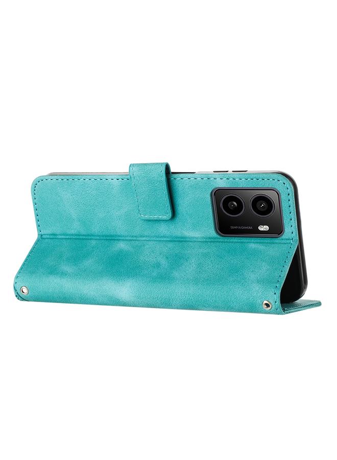 اس-توب جراب لهاتف HMD Pulse Pro Dream Triangle مصنوع من الجلد مع حبل طويل - Image 3
