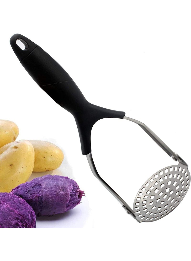 MAGIC PLUS MAGIC PLUS Potato Masher Stainless Steel Smasher for Kitchen Baby Food and Home Use Vegetable Crusher for Pav Bhaji Stuffed Paratha Aloo Masala Dosa Versatile Food Mesher for Cooking Products  - Image 3