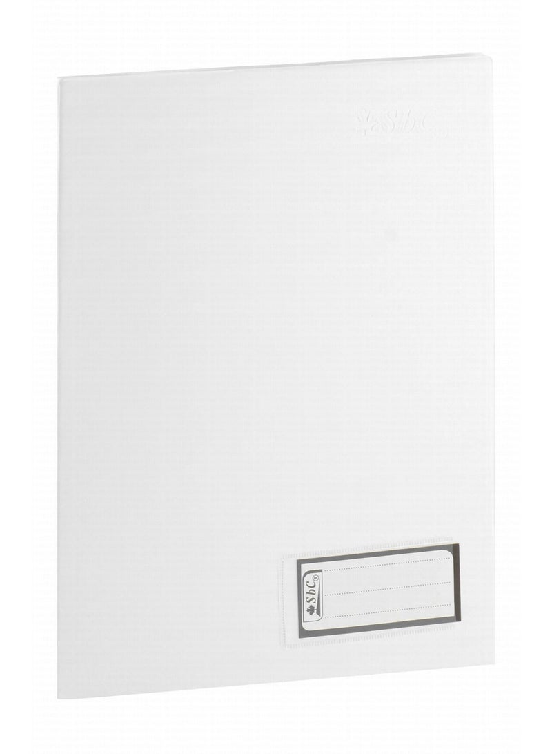 SBC 1-Piece A4 Size Four Lined Exercise Notebook With Flexible Plastic Cover Assorted Colours - Image 1