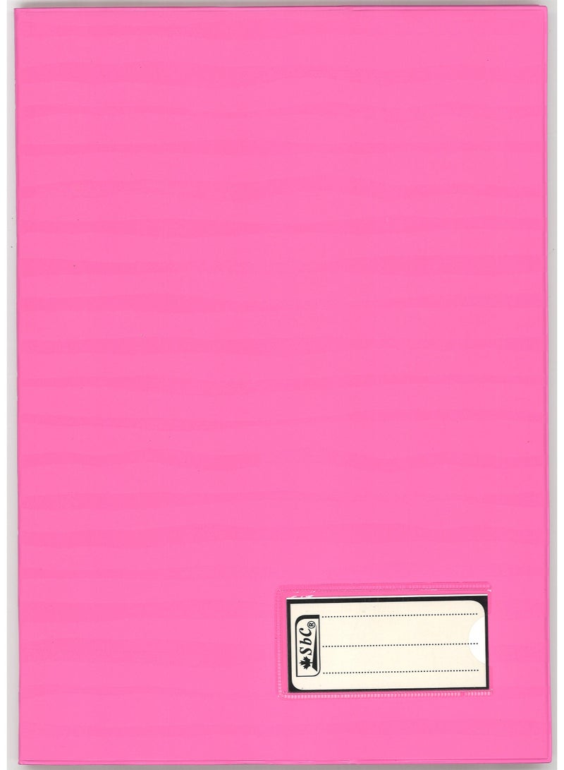 SBC 1-Piece A4 Size Four Lined Exercise Notebook With Flexible Plastic Cover Assorted Colours - Image 3