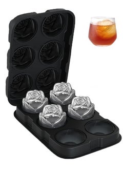 Generic Rose Ice Ball Maker Mold Black  - Image 1