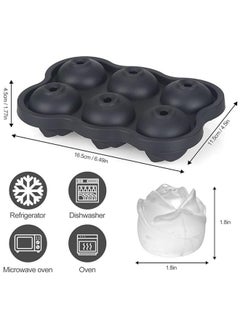 Generic Rose Ice Ball Maker Mold Black  - Image 2