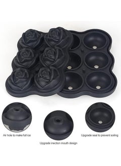 Generic Rose Ice Ball Maker Mold Black  - Image 4