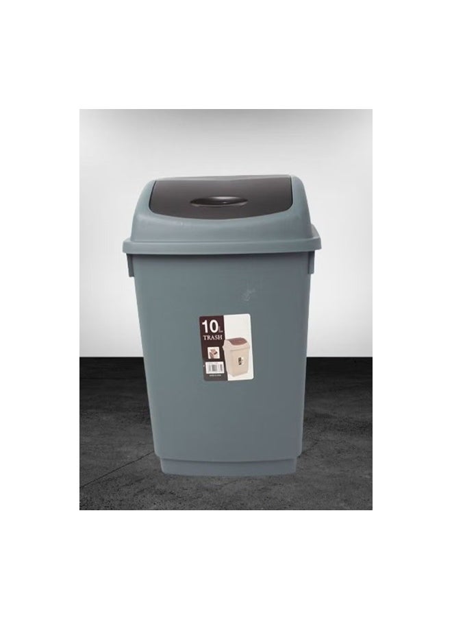 ATM 10-Litre Plastic Trash Bin with Durable Construction  - Image 1