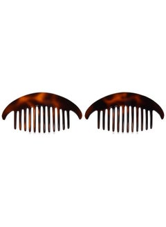 CARAVAN Large Interlocking Comb Pony Tortoise Shell Pair  - Image 1