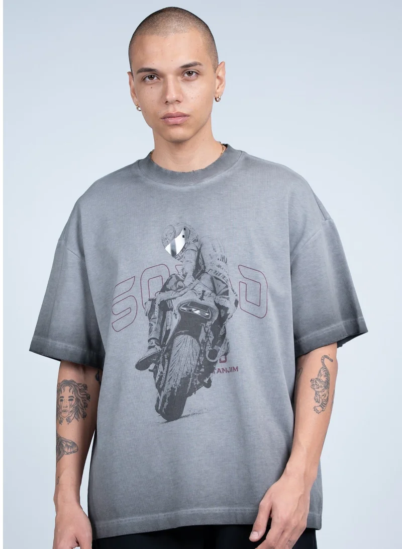 ASPHALT DRIFT T-SHIRT - GRAY