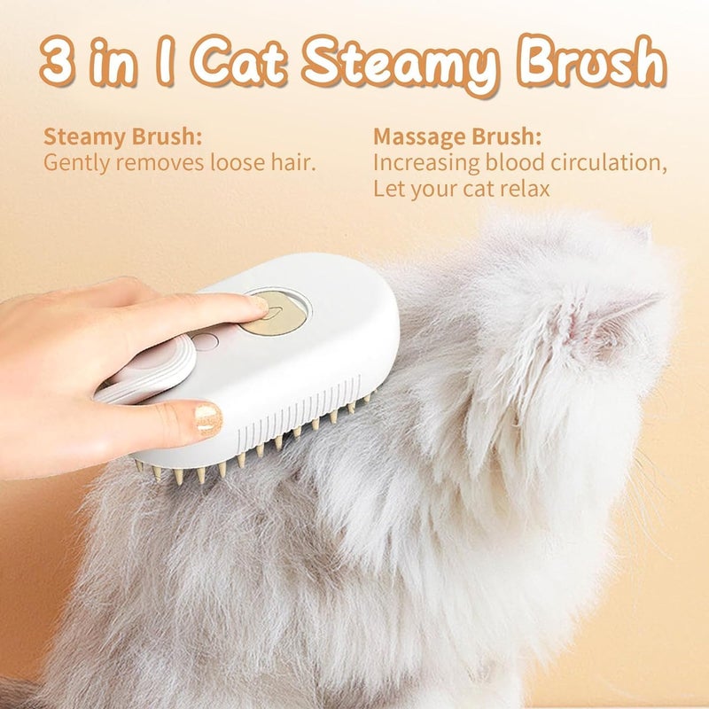 HATCHMATIC Pet Hair Brush, Cat Steam Brush, Dog Steam Brush, Steam Brush for Cats and Dogs, Steaming Pet Hair Brush, Cat and Dog Comb with Steam, Pet Grooming Brush for Cats and Dogs - Image 5