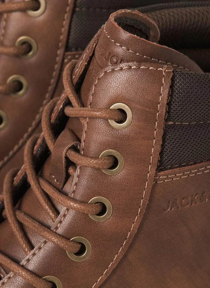 JACK & JONES Java Classic Lace-Up Boots for Men | Best Price UAE